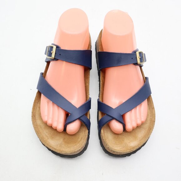 Betula Mia Women's EU 39 US 8 Soft Footbed Leather Sandals Adjustable Buckle - Picture 2 of 9